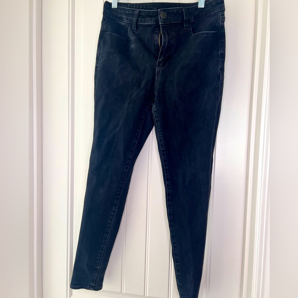 American eagle black dream stretch jegging